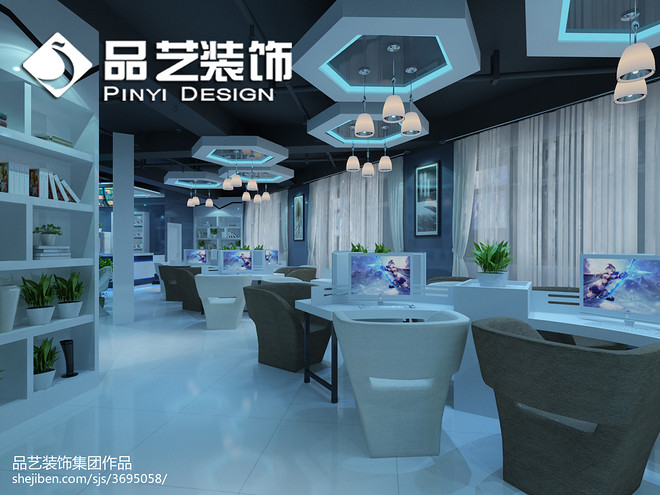 新疆《8090Club》网咖设计 交融时空的潮玩空间－品艺装饰集团设计作品赏析